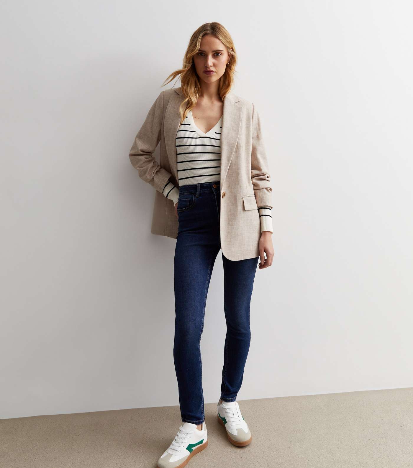 Navy Lift & Shape Jenna Skinny Jeans Image 6