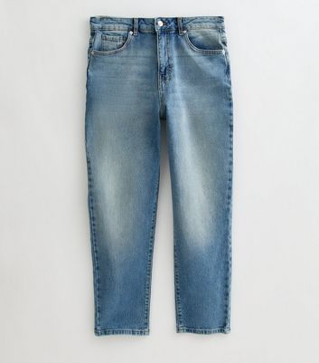 Blue Vintage Tint Hannah Ankle Grazer Straight Leg Jeans