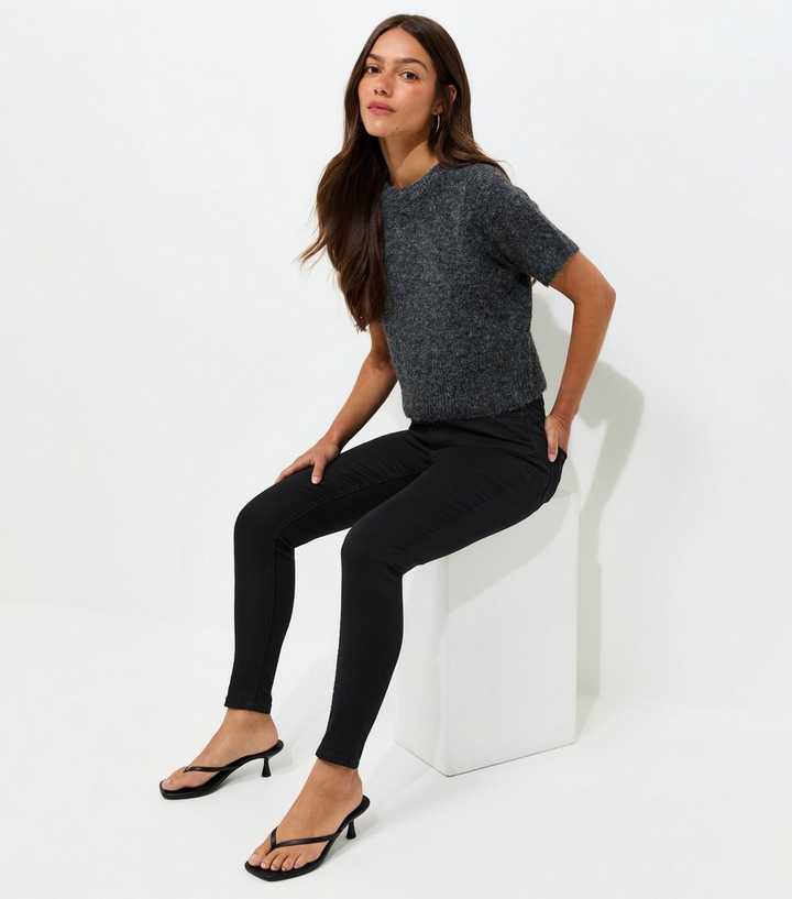 Petite Black Jenna Skinny Fit Jeans