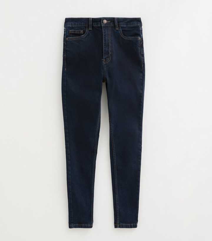 Petite Navy Jenna Skinny Fit Jeans