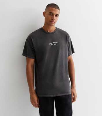 Dark Grey Cotton Glory Seekers Logo Relaxed Fit T-Shirt