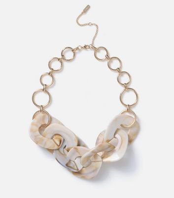 Acrylic chain clearance link necklace