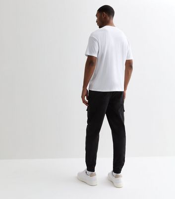 Jack and Jones Intelligence cuffed cargo trouser in black - ShopStyle Chinos  & Khakis