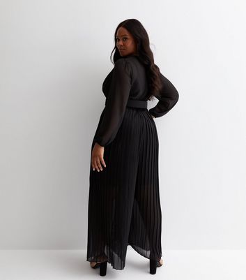 Black flowy hotsell skirt jumpsuit