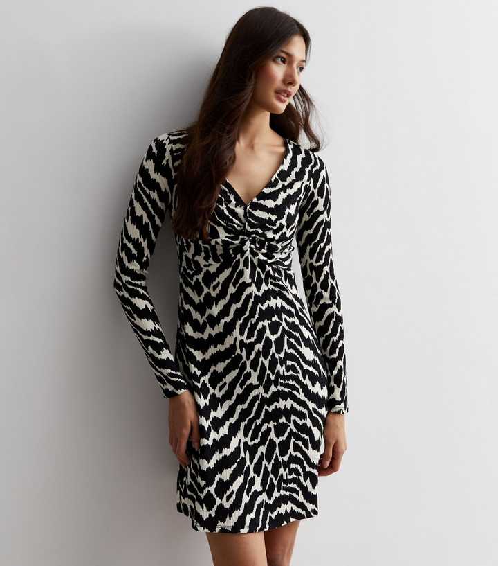 Zebra Jersey Dress