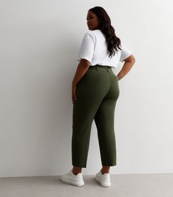 High waisted paperbag orders trousers plus size