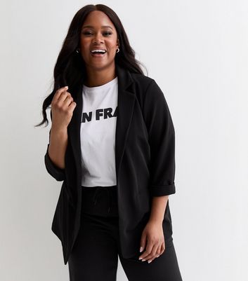 Plus size outlet black blazer jacket