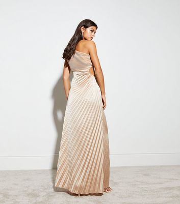 Layla K LK213 Lace Applique Rose Gold Quince Dress | FormalDressShops