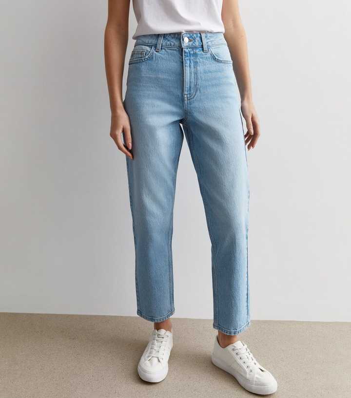 Pale Blue High Waist Tori Mom Jeans | New Look