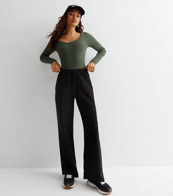 Petite wide leg joggers sale