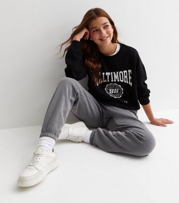 Grey store joggers girls