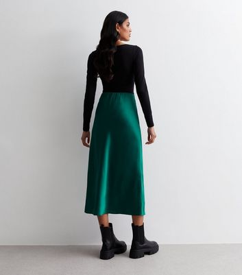 Green skirt new look sale