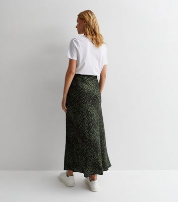 Button up bias shop cut skirt animalia