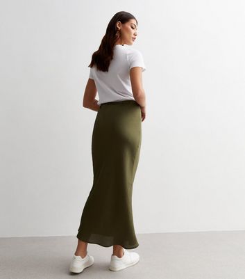 Long khaki skirts clearance tall