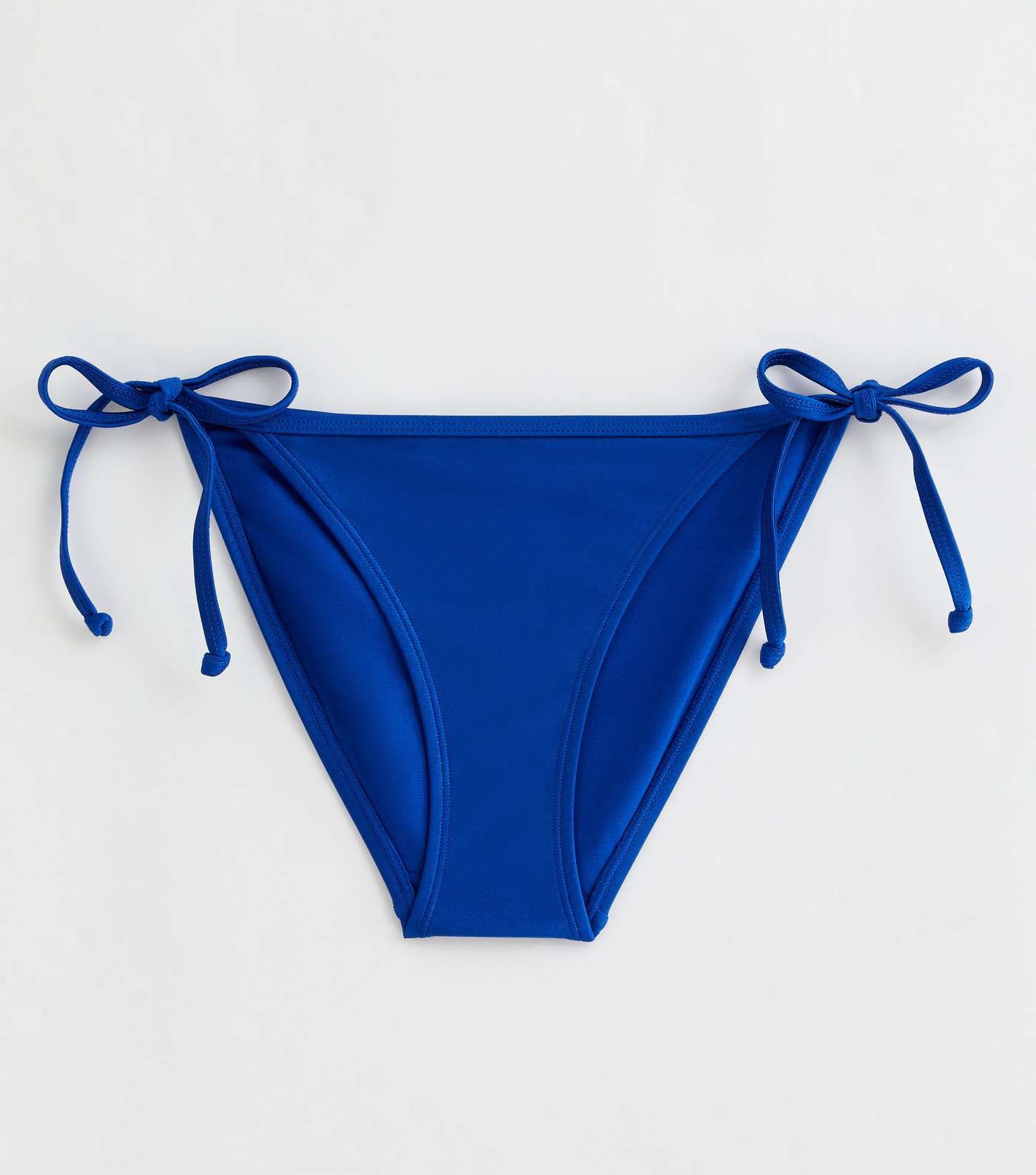 Blue Tie Side Bikini Bottoms Image 5