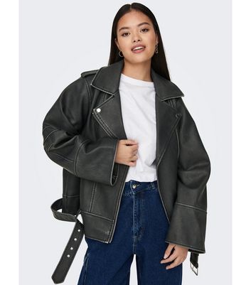 Belted hot sale aviator jacket