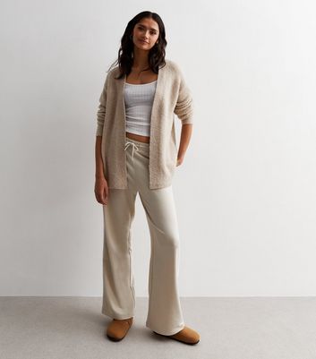 Linen open front clearance cardigan