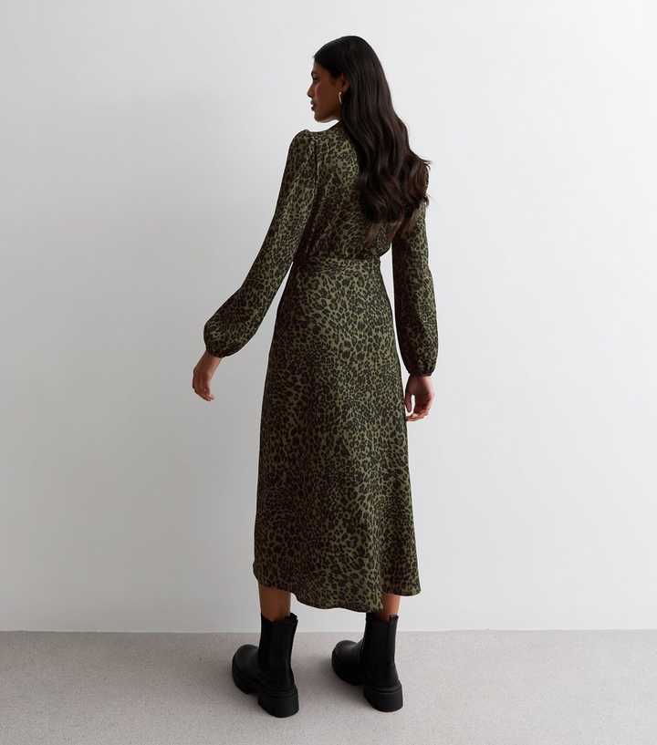 green animal print shirt dress DIY Wedding Flowers - 