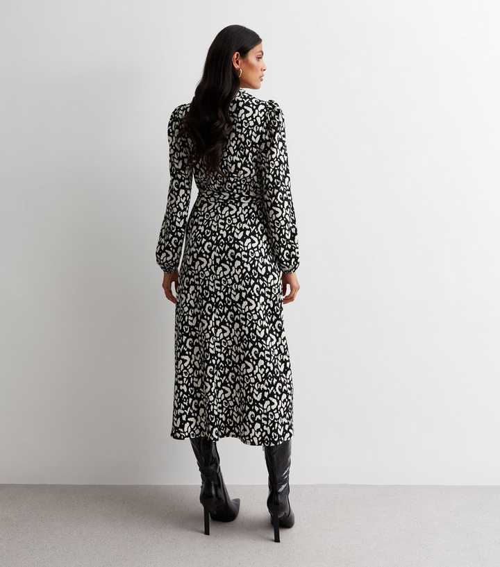 Belted Trench Dress + Stripes + Leopard