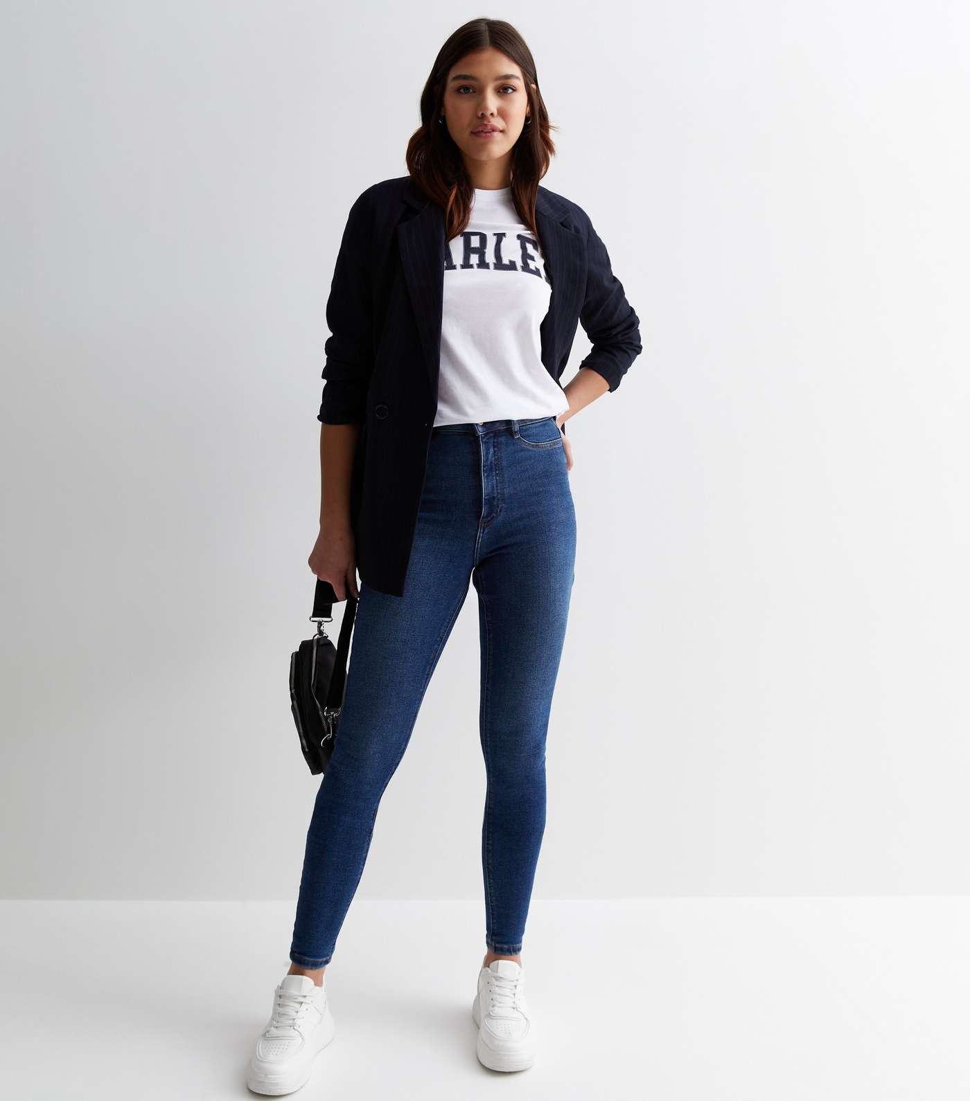 Tall Blue Hallie Disco Super Skinny Jeans