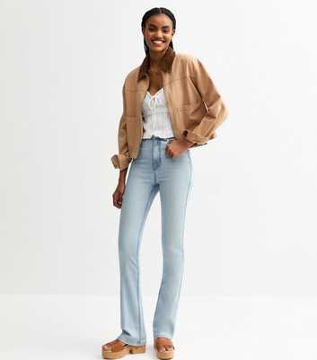 Tall Light Blue Bootcut Leg Jeans