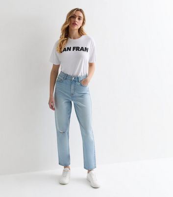 Uneven frayed hot sale hem jeans