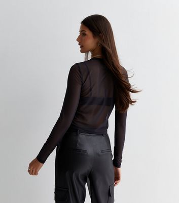mesh top with roses