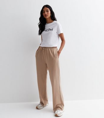 Wide leg ladies joggers sale