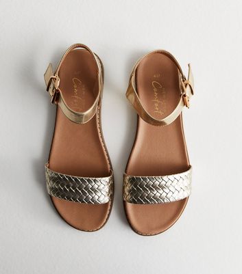 New look sale woven sandals