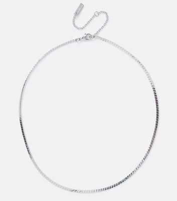 Freedom Silver Chain Necklace New Look