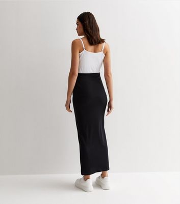 Maternity high shop waisted midi skirt