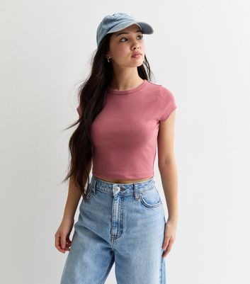 Pink cap sleeve top hotsell