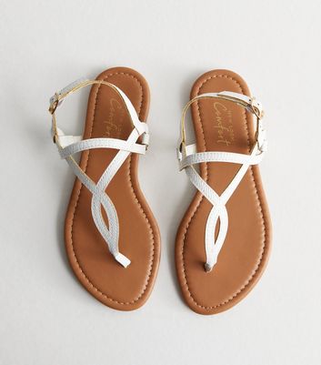 New look cheap toe post sandals