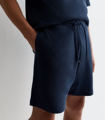 Sunday Dreaming Drawstring Waffle Knit Shorts Mocha