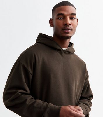 Brown Oversized Cotton Blend Hoodie | New Look