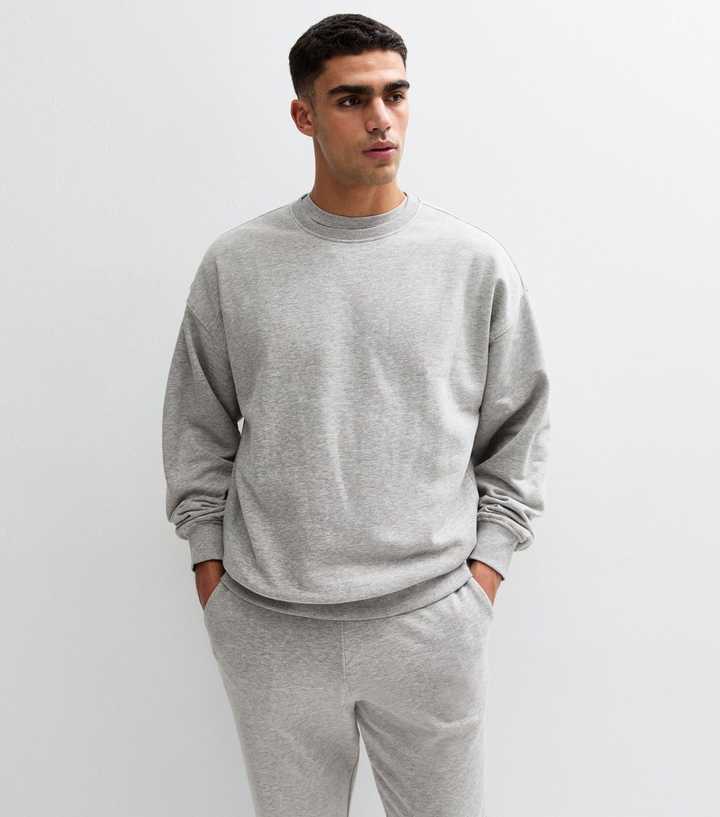 SCREENSHOT Men's Premium Fleece Crewneck Sweatshirt - Urban Streetwear, Grey, XXL
