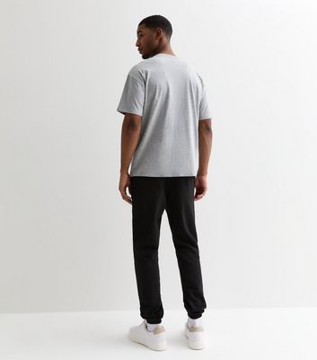Black Regular Jersey Joggers New Look