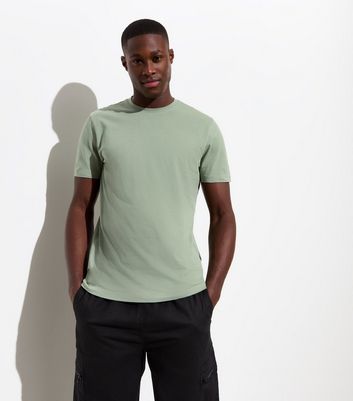 Light Green Crew Neck T-Shirt | New Look