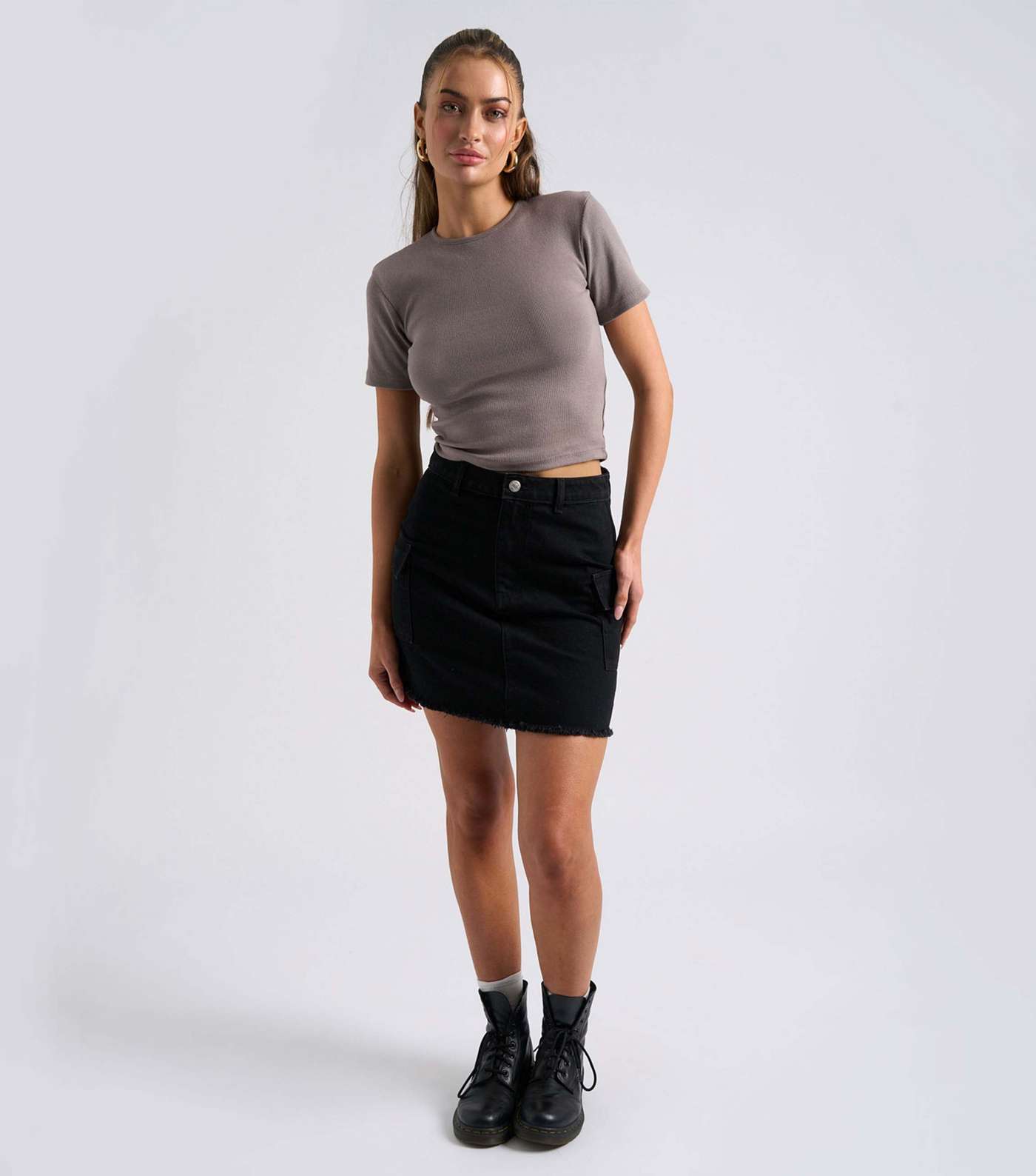 Urban Bliss Black Cargo Mini Skirt | New Look