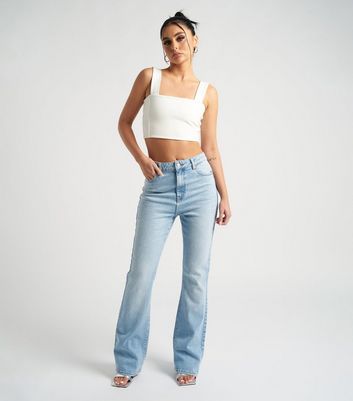 Urban Bliss Pale Blue Bootcut Jeans New Look