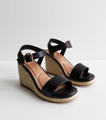 Wide fit outlet low wedge sandals