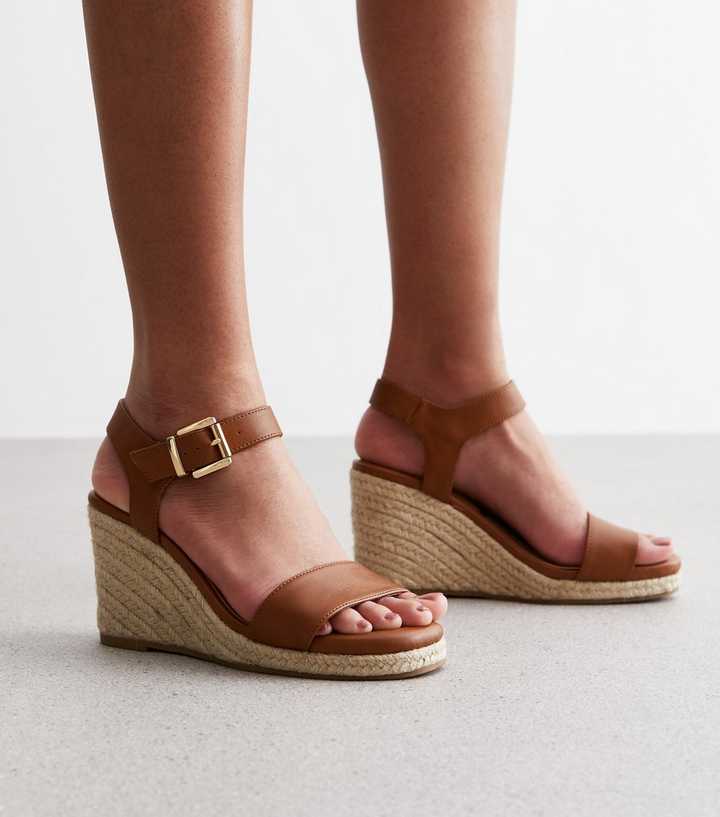 wide fit leather sandals