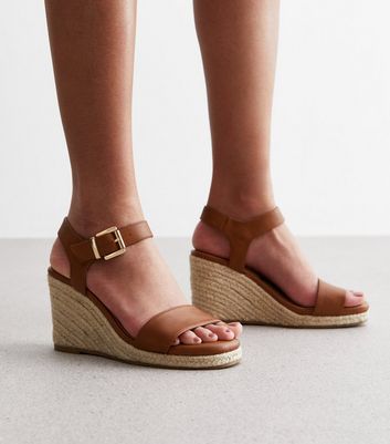 Espadrille heel sandals best sale