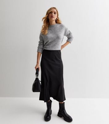 Black a line outlet skirt new look