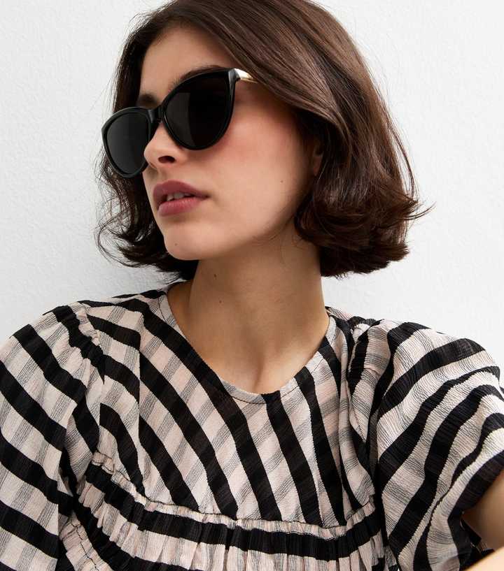 Black Cat Eye Sunglasses
