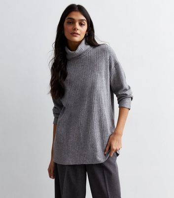 Fine knit 2025 longline jumper