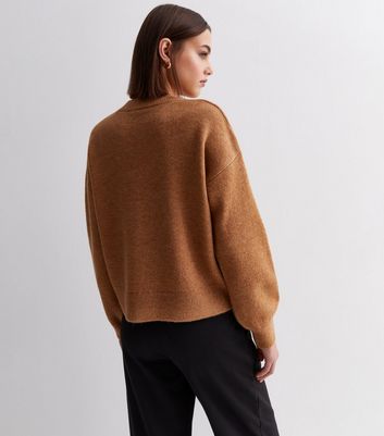 Tan on sale oversized jumper