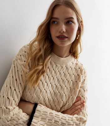 Chunky hotsell cream jumper