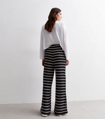 High waisted wide leg best sale striped pants