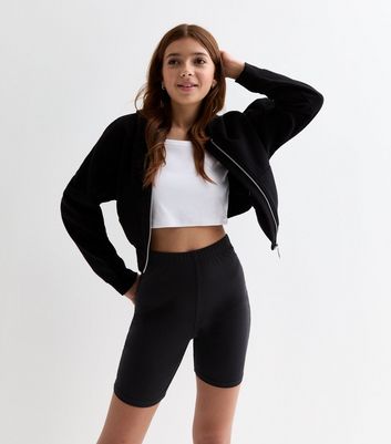 Girls black cycling shorts sale